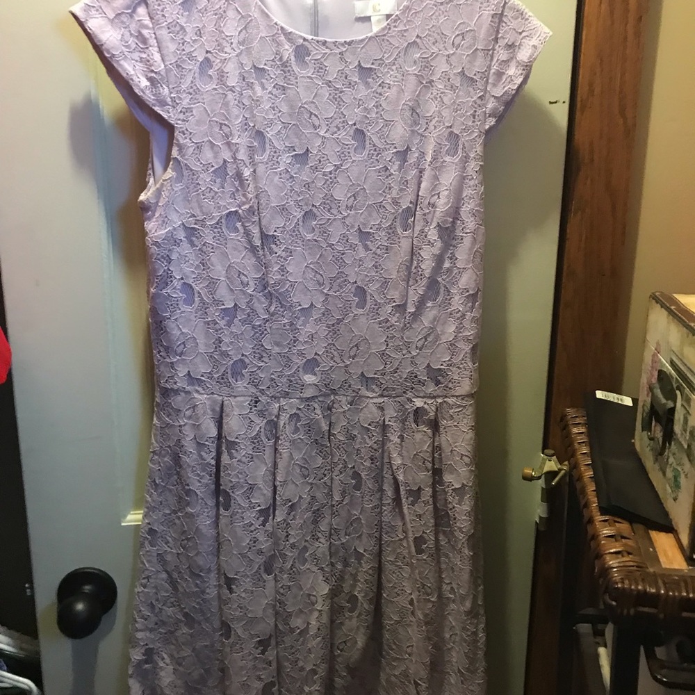 Iight purple dress